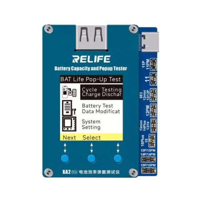 Όργανο Ελέγχου/ Επισκευής Μπαταρίων Relife XA2 Pro για iPhone 11 έως 15 Series N65321