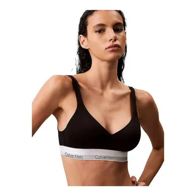 Calvin Klein Γυναικείο Μπουστάκι Lift Bralette Modern Cotton, Χρώμα Μαύρο 2