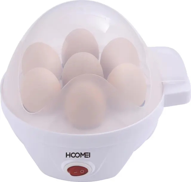 Hoomei HM-5316 Βραστήρας Αυγών 7 Θέσεων 350W Λευκός 2
