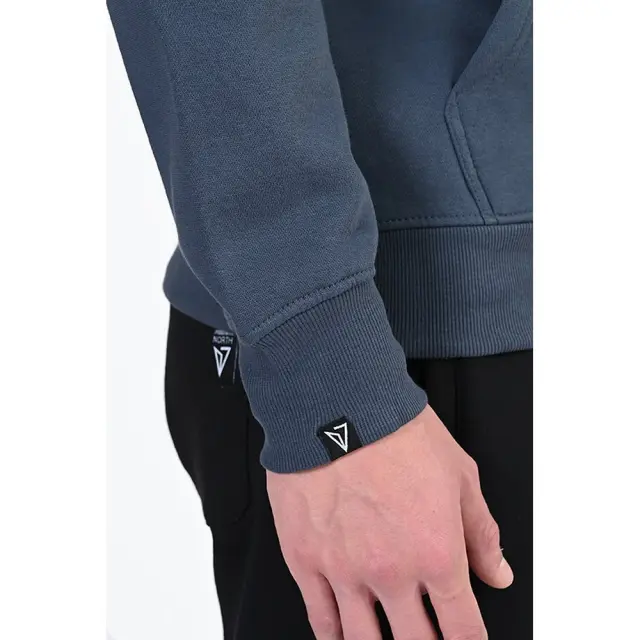 Magnetic North Zipper Hoodie Basic (50012-Midnight Blue) - Μπλέ - M 3