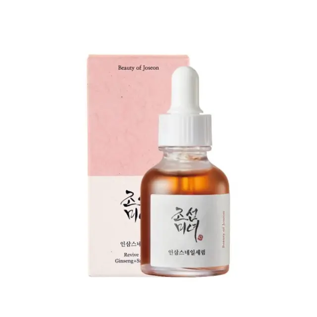 Beauty of Joseon Revive Ginseng + Snail Mucin Ενυδατικό & Αντιγηραντικό Serum Προσώπου για Σύσφιξη , Λάμψη & Λεύκανση 30ml