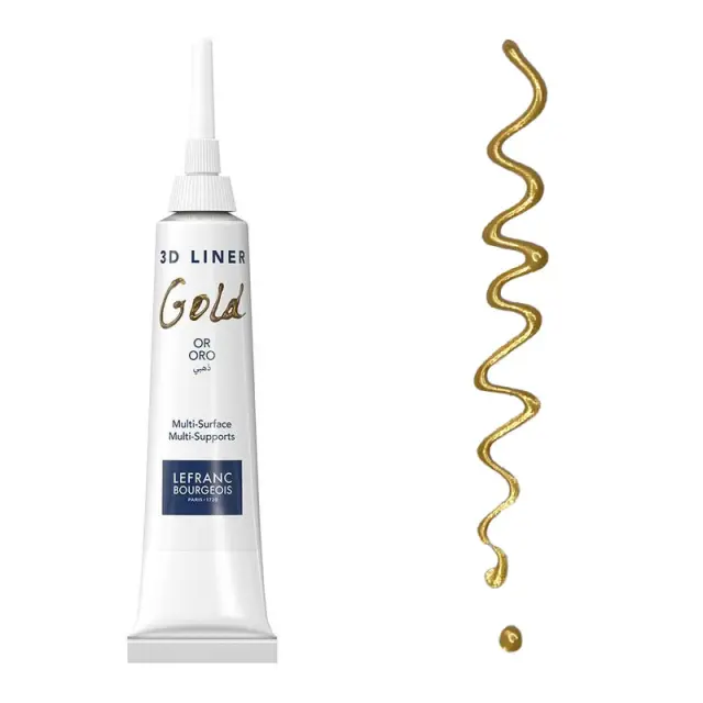 Lefranc & Bourgeois 3D Περίγραμμα, Gold - 20ml