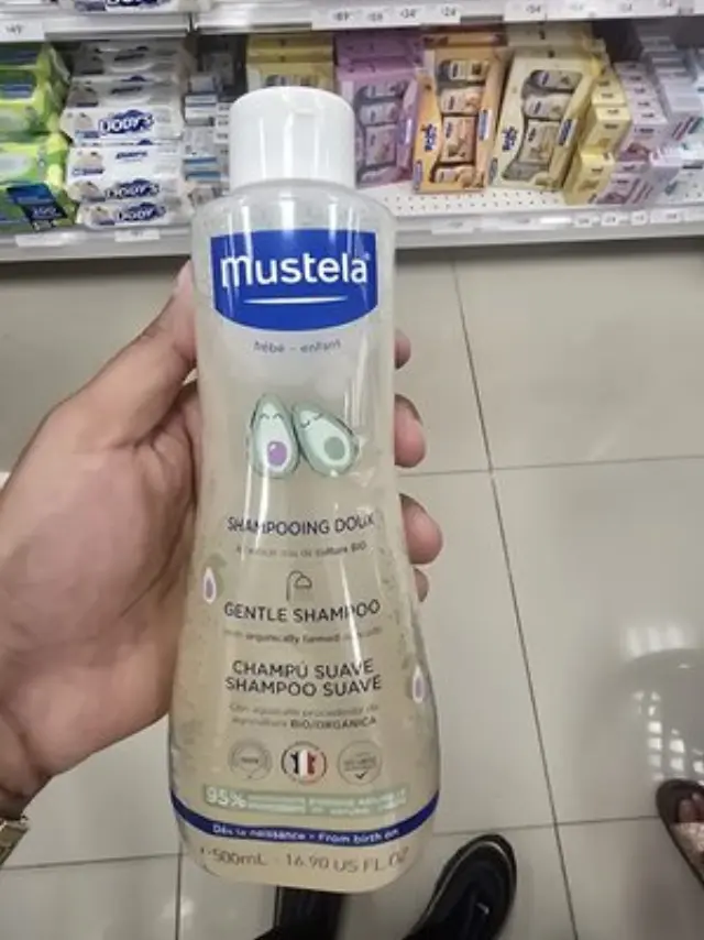 Mustela | Shampooing Doux Απαλό Σαμπουάν Καθημερινής Χρήσης για Βρέφη από τη Γέννηση & Παιδιά | 500ml