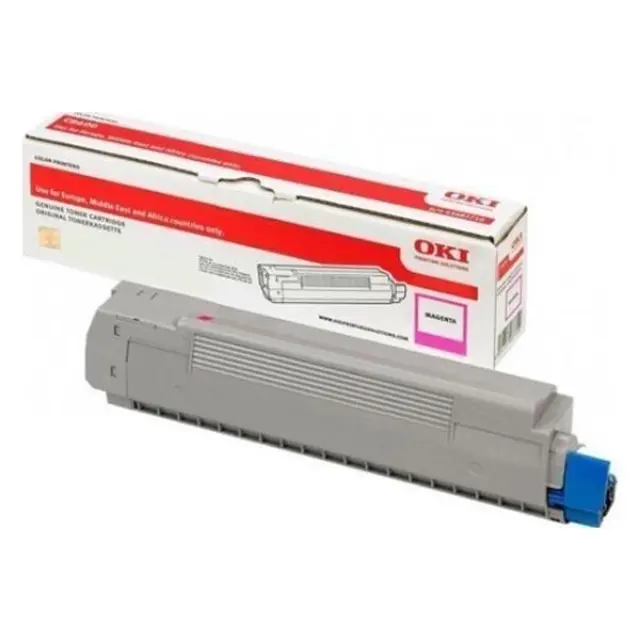 OKI 46490606 Γνήσιο Toner Laser Εκτυπωτή Ματζέντα High Capacity 6000 Σελίδων 46490606