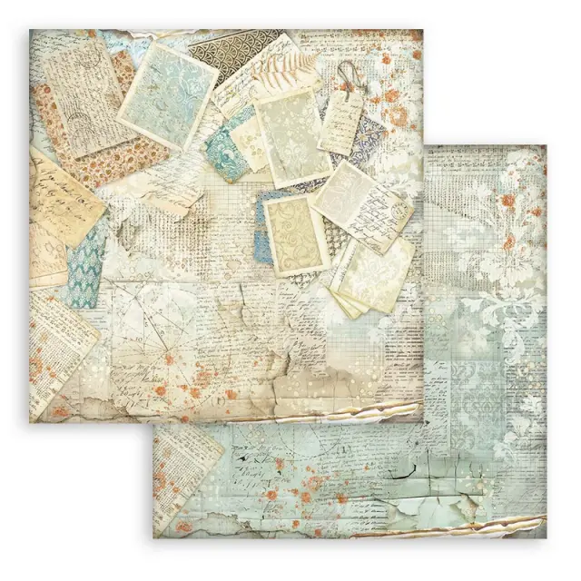 Χαρτιά scrapbooking 10τεμ, 20.3×20.3cm Stamperia, Alterego 2