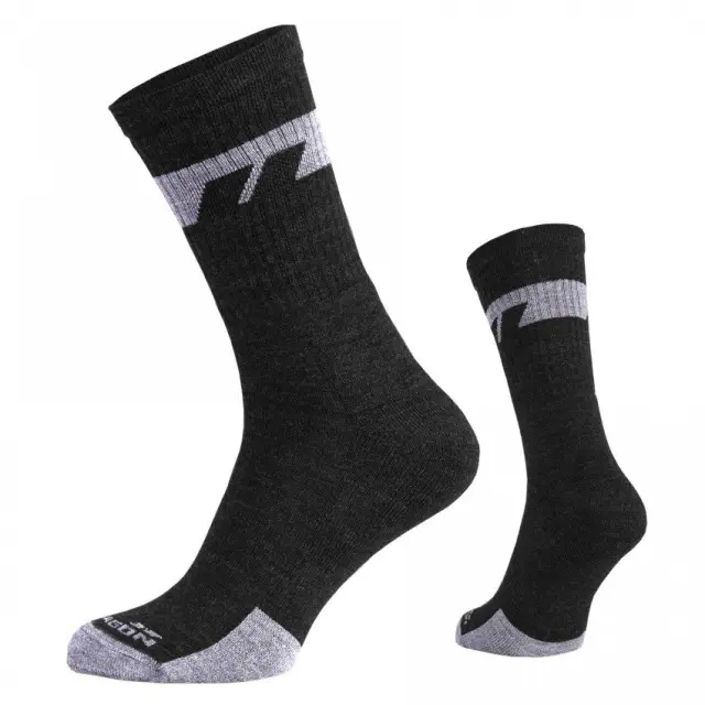 Pentagon Alpine Merino Mid Socks-Κάλτσες για Τακτική Χρήση - 01-Black-Μαύρο