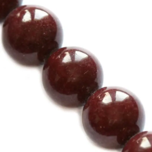 Ζαντ Round Mountain Chestnut (Dyed) Ø16mm ~12τεμ