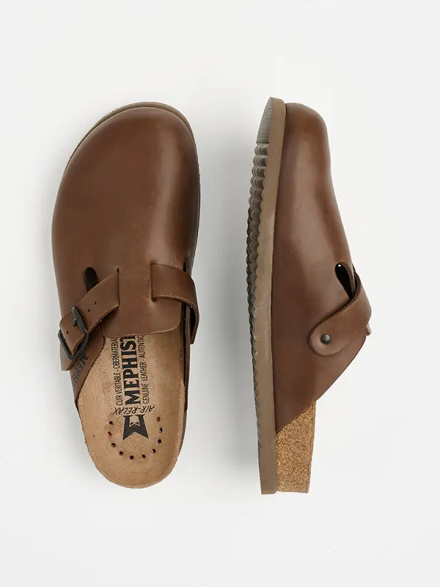 Mephisto Σαμπώ Unisex δέρμα Καφέ MEP/NATHAN D/BROWN 3