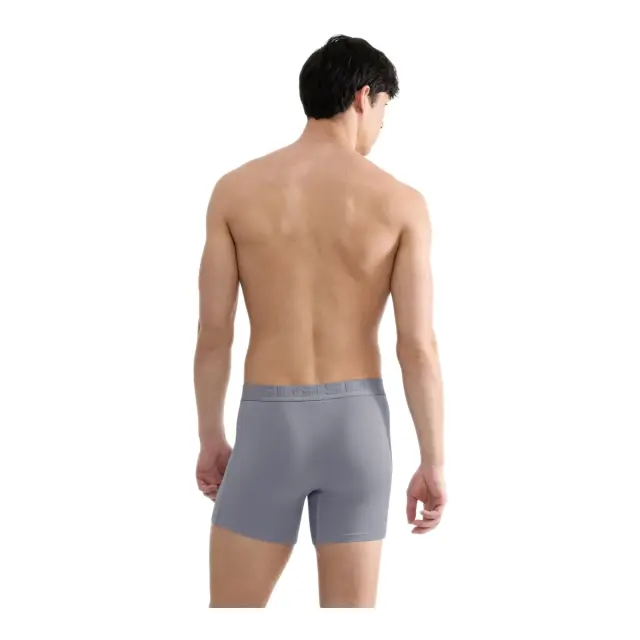 Sloggi Ανδρικό Boxer Base Soft Short - Διπλό Πακέτο, Χρώμα Morandi Grey 3