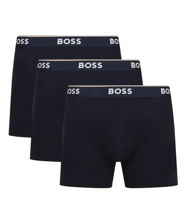Hugo Boss - Ανδρικά Μποξεράκια Boxer Br 3p Power Long 50475282-480 Μπλε - S 3