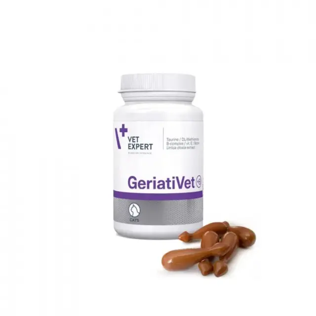 VET EXPERT GeriatiVet Cat - supporting preparation for older cats - 60 caps.