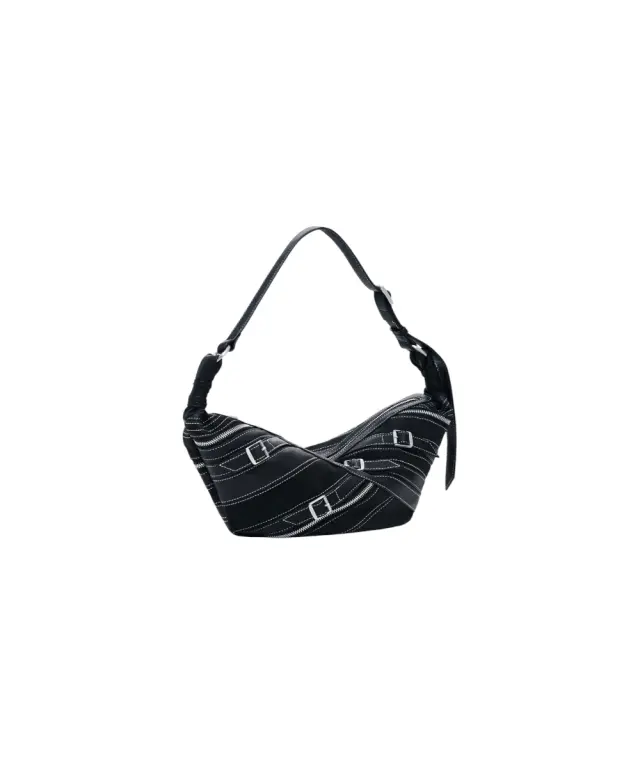Desigual - Γυναικεία Τσάντα Ώμου Fibonacci Munster 2.0 25WAXP73-2000 Μαύρο 2