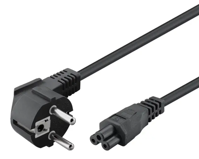 Καλώδιο Τροφοδοσίας Powertech C5 Male to Schuko Male Black 1.5m (CAB-P035)