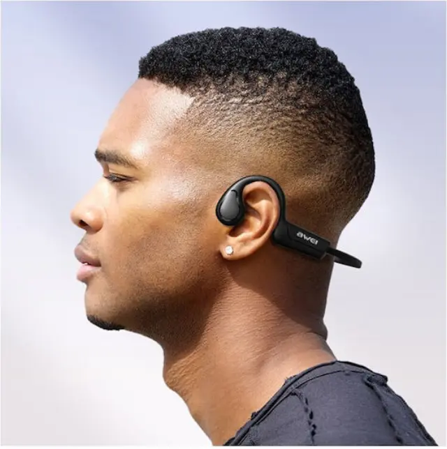 Awei A886BL Open Ear Bluetooth Handsfree Ακουστικά Μαύρα 2