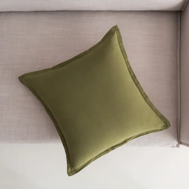 Μαξιλαροθήκη 43x43cm GOFIS HOME Light veil Nature Green/Vanilla 309/ 30 2