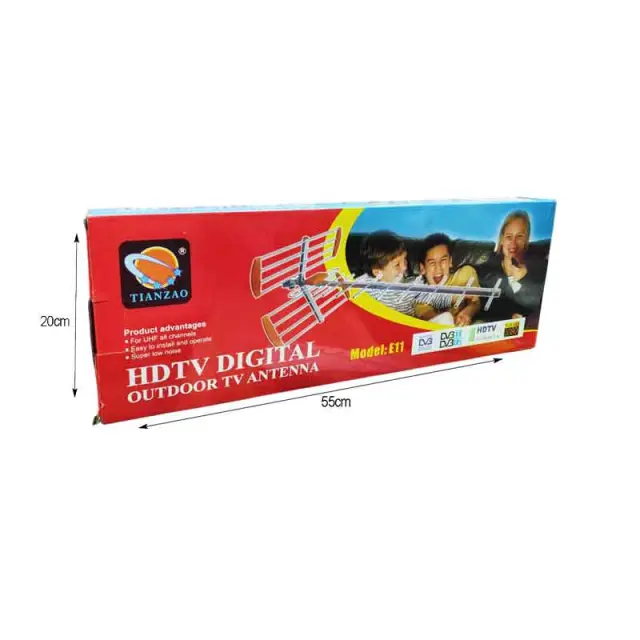 Κεραία Ψηφιακής Εξωτερικής Τηλεόρασης HDTV E11 - HDTV Digital Outdoor TV Antenna 0207010 2