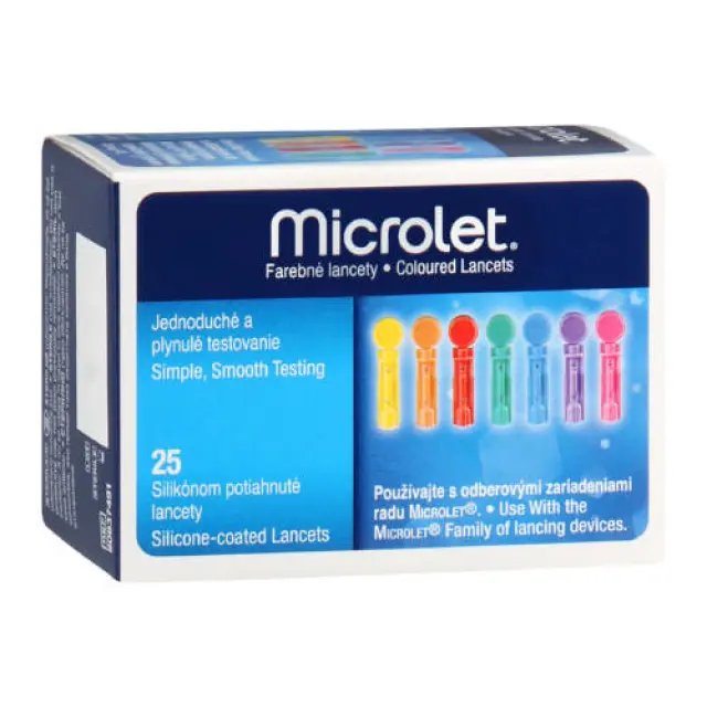 Ascensia Microlet Colored Σκαρφιστήρες 25τμχ 3