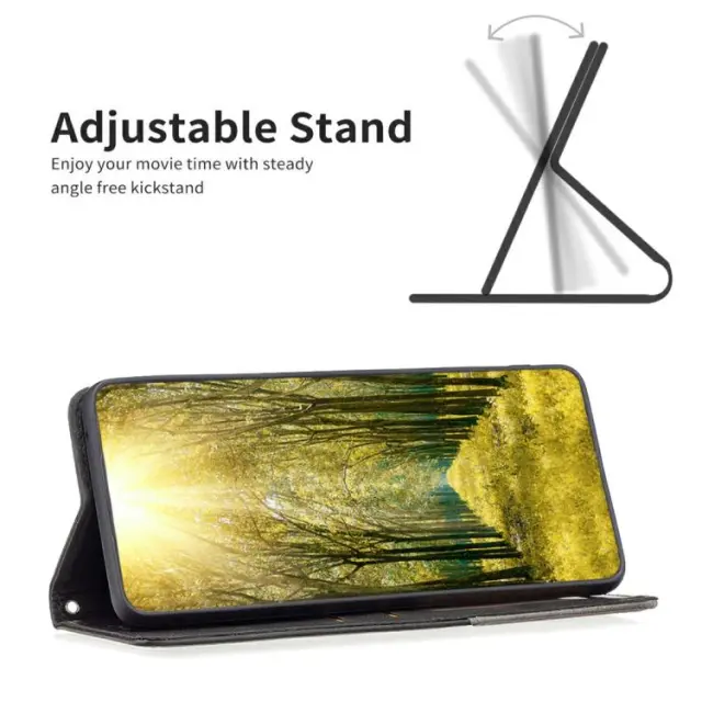Geometrical Pattern Θήκη Βιβλίο για Redmi 15-Black OEM 2