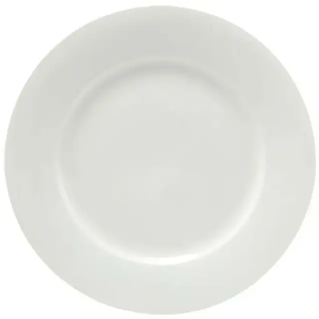 Maxwell & Williams Πιάτο Γλυκού Rim White Basics 19cm Λευκό
