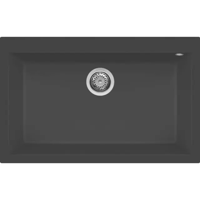 Νεροχύτης Ένθετος ELLECI QUADRA 130 79X50 Metaltek Ghisa 70