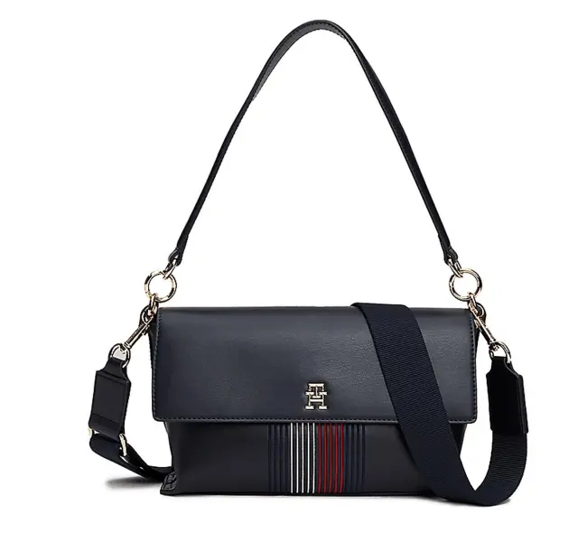 Γυναικεία Τσάντα Ώμου Χιαστί Tommy Hilfiger AW0AW16795 DW6 Μπλε Μπλε - One Size