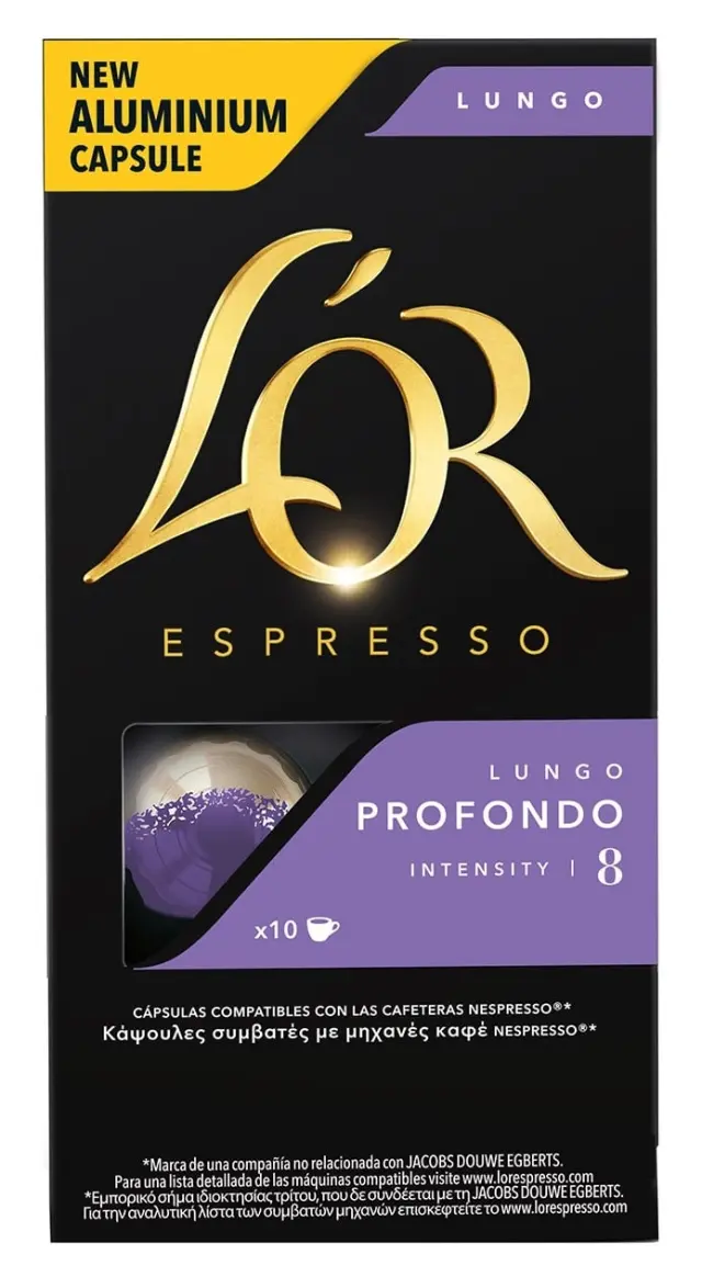 L'OR Lungo Profondo Κάψουλες Nespresso 10τμχ