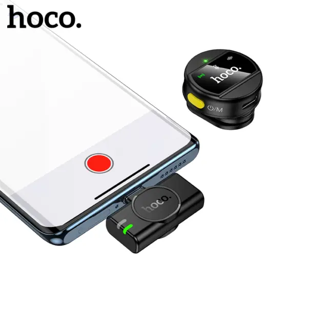 Μικρόφωνο Πέτου Hoco L21 Charm Μαγνητικό 800mAh 80min Χρήσης Type-C Μαύρο 3