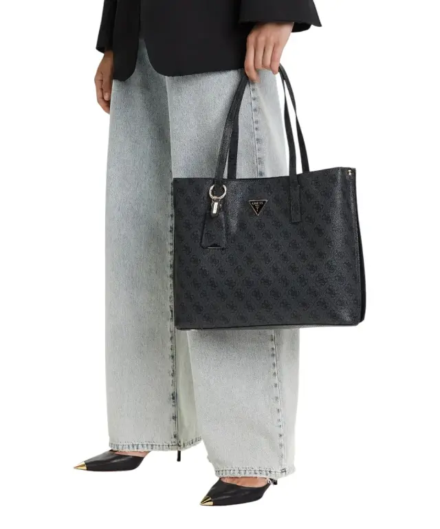Guess - Γυναικεία Τσάντα Ώμου/Χειρός Meridian II HWSG6974230-CLO Ανθρακί 2