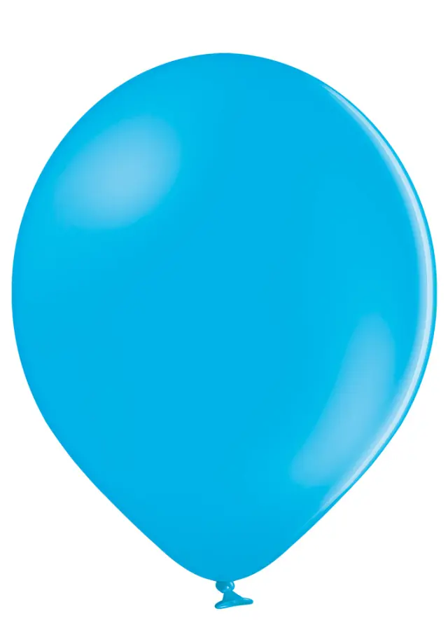 Μπαλόνια Λάτεξ 9 Μπλε Cyan / 100 τεμ