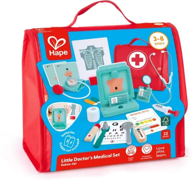 Hape Role Play Little Doctor's Medical Set 3