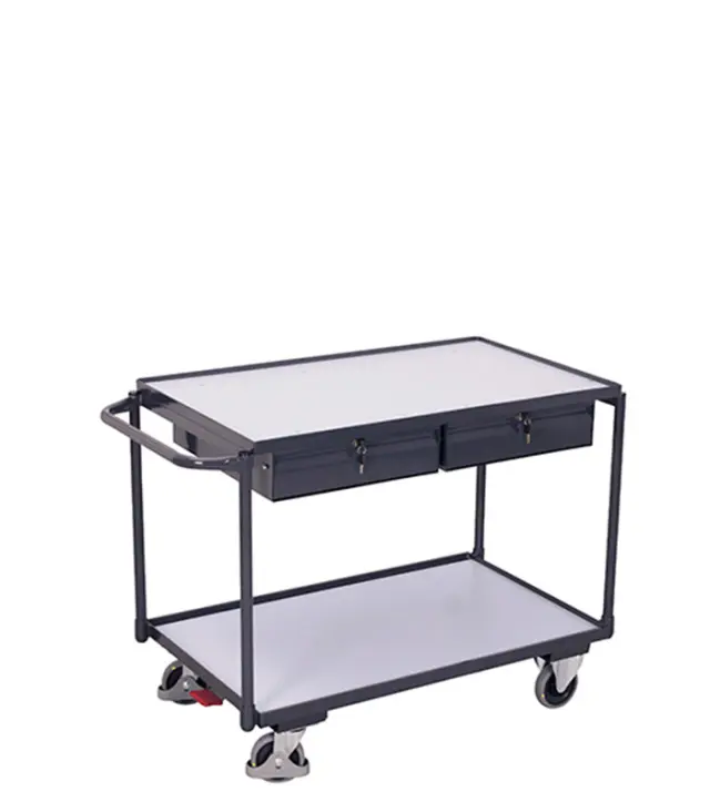 Variofit sw-600.939 Πάγκος Εργασίας Φορητός 2 Επιπέδων για Φορτίο Βάρους ως 250kg