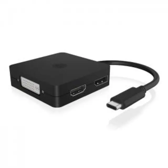 Σταθμός σύνδεσης από USB Type-C σε DisplayPort, HDMI, DVI-D ή VGA, με ενσωματωμένο καλώδιο 0.15m. 2