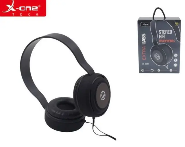 Ενσύρματα Ακουστικά On Ear X-One HB-32BK Μαύρα 2