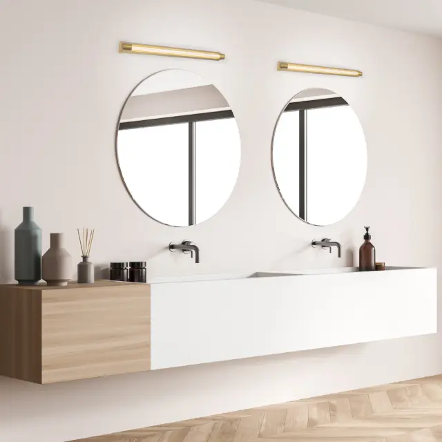 IMPERIAL-ΦΩΤΙΣΤΙΚΟ ΕΠΙΤΟΙΧΙΟ ΜΠΡΟΝΖΕ ΑΛΟΥΜΙΝΙΟΥ LED SMD 12W 3000K 540LM IP44 600x78x60mm / BD374600WBR 3