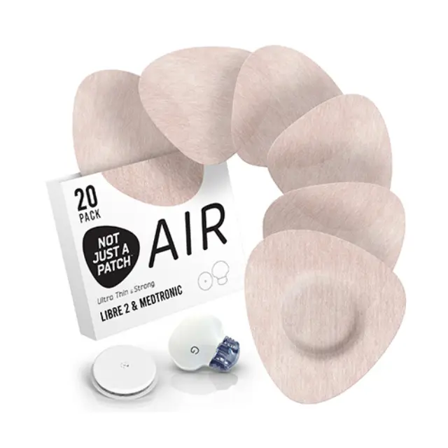Not Just a Patch Air Αδιάβροχο Αυτοκόλλητο για Αισθητήρες Freestyle Libre 2 Plus, Medtronic Guardian, Dexcom G7, Dexcom ONE+, Sibionics GS1 & Medtrum TouchCare Nano 20τμχ – Μπεζ Ανοιχτό