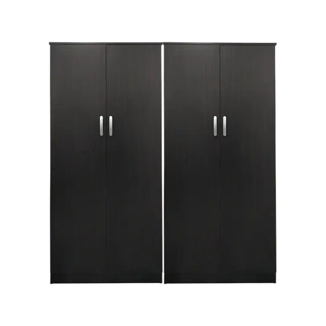 Ντουλάπα τετράφυλλη Athos Ι pakoworld wenge 160x42x180εκ 3