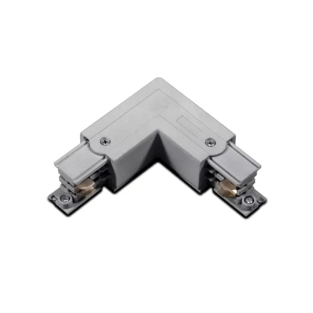 Aca Light ΑΡΙΣΤΕΡΟΣ ΣΥΝΔΕΣΜΟΣ ΓΩΝΙΑ 90° 4 ΚΑΛΩΔΙΩΝ ΓΚΡΙ