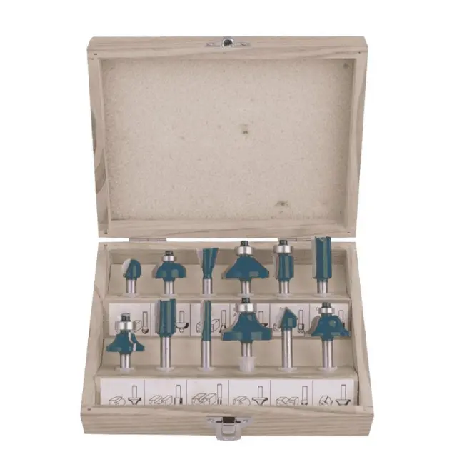 BORMANN Pro BHT1615 - BORMANN Pro BHT1615 Σετ Φρέζες Ρούτερ 12Τεμ 6mm (054672)