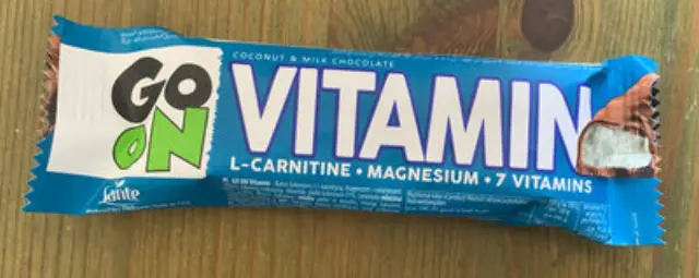 Μπάρα Vitamin Καρύδα & Σοκολάτα Γάλακτος • Go On • 45γρ