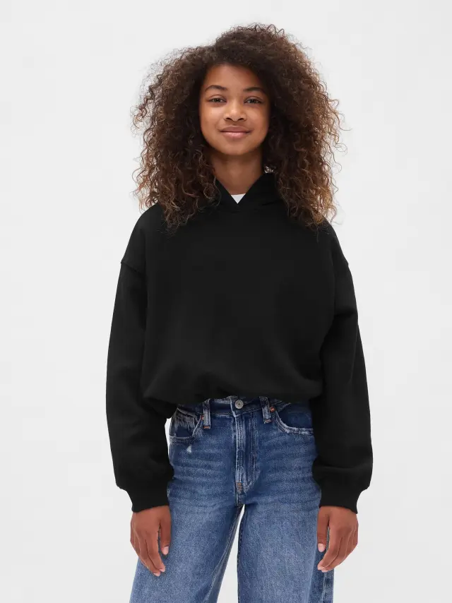 Παιδικό VintageSoft Oversized Bubble Φούτερ Black