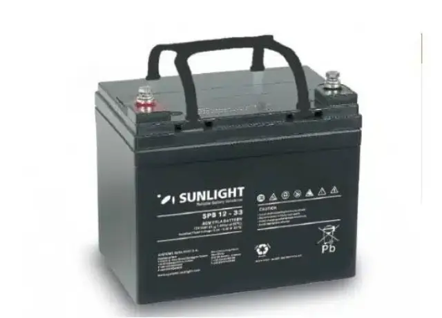 Μπαταρία Μολύβδου Sunlight 12V 33Ah VRLA SPB