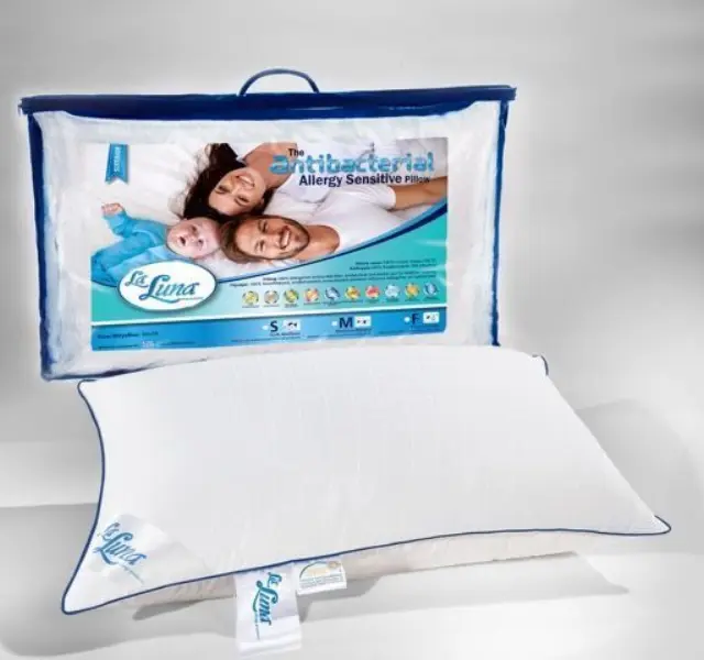 Μαξιλάρι Ύπνου Αντιαλλεργικό La Luna Antibacterial Medium 50 Χ 70