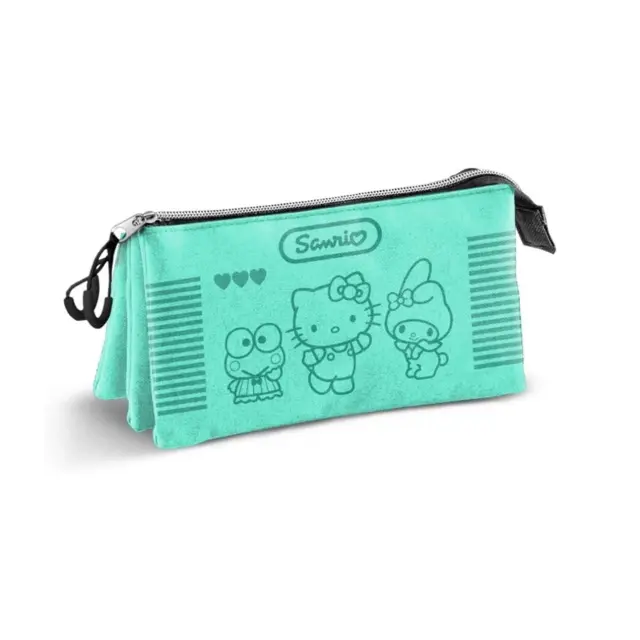 Κασετίνα τριπλή Hello Kitty and Friends Videogame triple pencil case -09503 2