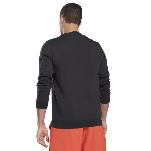 Reebok Identity Fleece Vector Crew (GR1654-Black) - Μαύρο 2