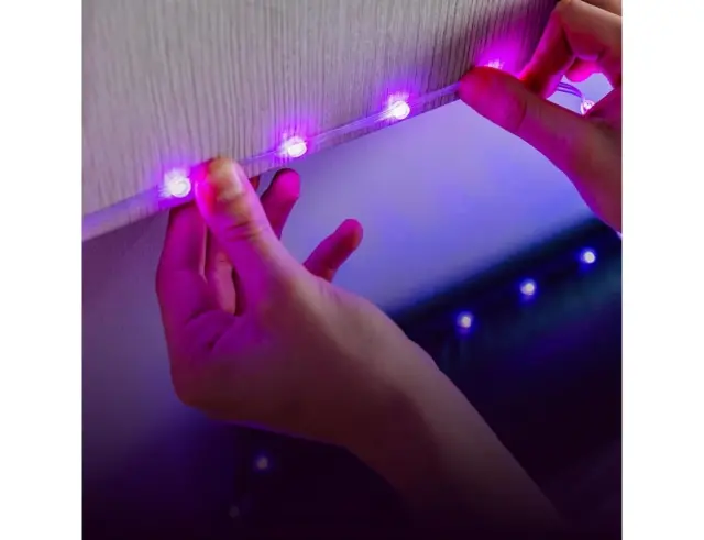 60 Smart LED RGB Twinkly Dots (TWD200STP-TEU), 3 Μέτρα, με Διάφανο Καλώδιο, Bluetooth, WiFi, Dimmer Και Έλεγχο μέσω Κινητού ΤηλεφώνουTWD060STP-TEU 3