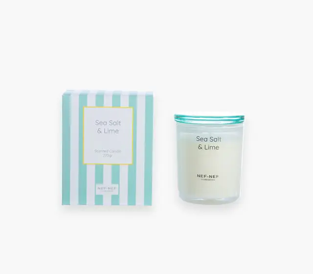 Αρωματικό Κερί Nef-Nef Homeware Sea Salt + Lime 270gr