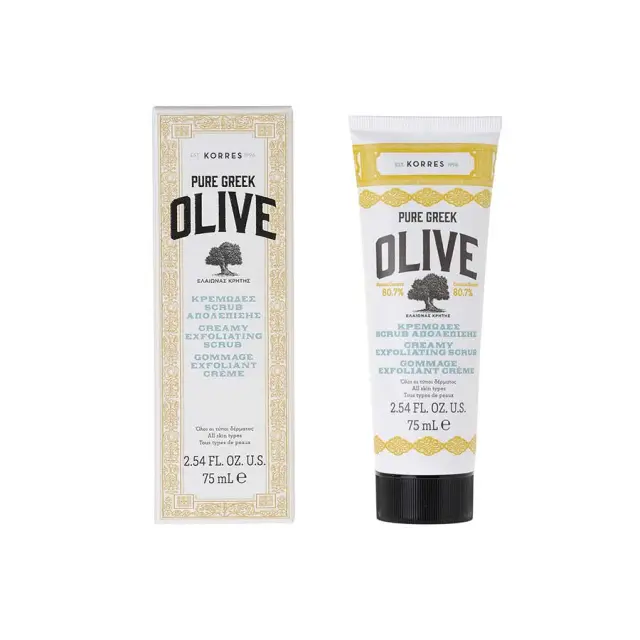 ΚΟΡΡΕΣ Pure Greek Olive Κρεμώδες Scrub Απολέπισης 75ml