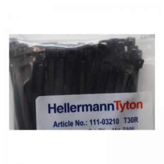 Δεματικά 150 x 3.5 T30R PA66 Μαύρο (100 τεμ.) N56653 3