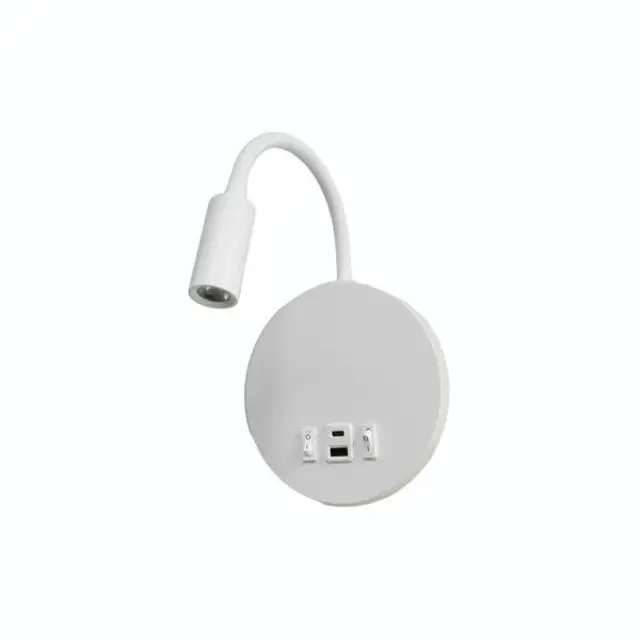 Απλίκα Ανάγνωσης Διπλού Φωτισμού LED USB Type C Λευκή 3000K ARTE ILLUMINA 10W Άσπρο