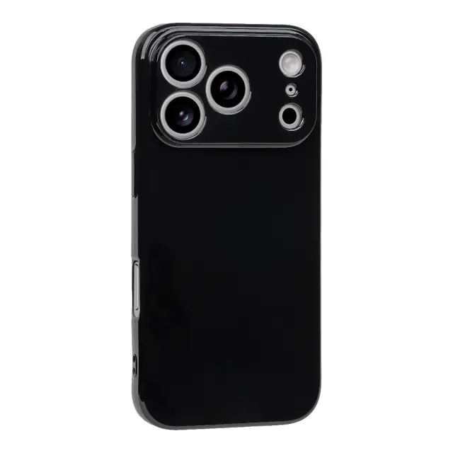 OBAL:ME Glossy Cover for Apple iPhone 18 Pro Black 3